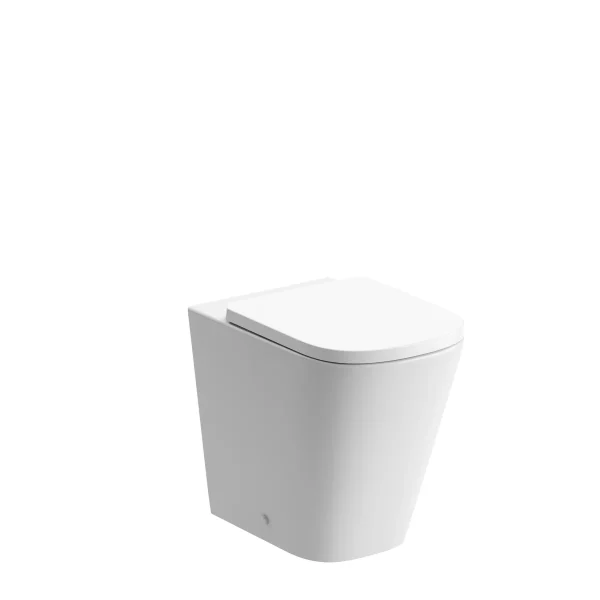 Novello Revora Rimless Back To Wall Comfort Height Wc & Soft Close Seat