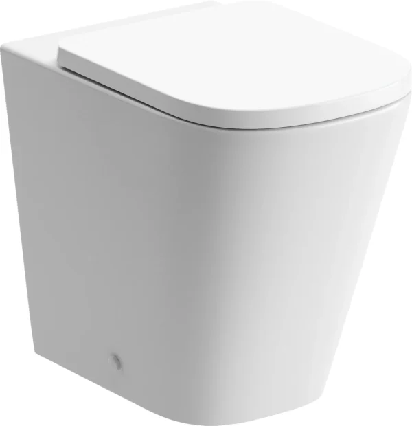 Novello Revora Rimless Back To Wall Short Projection Wc & Soft Close Seat