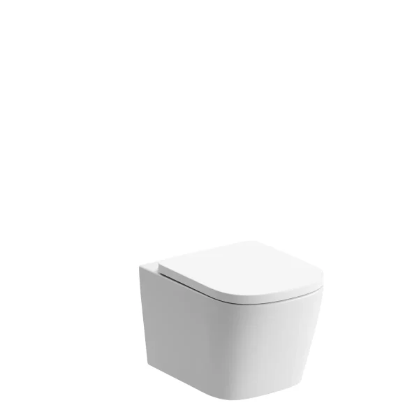 Novello Revora Rimless Wall Hung Wc & Soft Close Seat