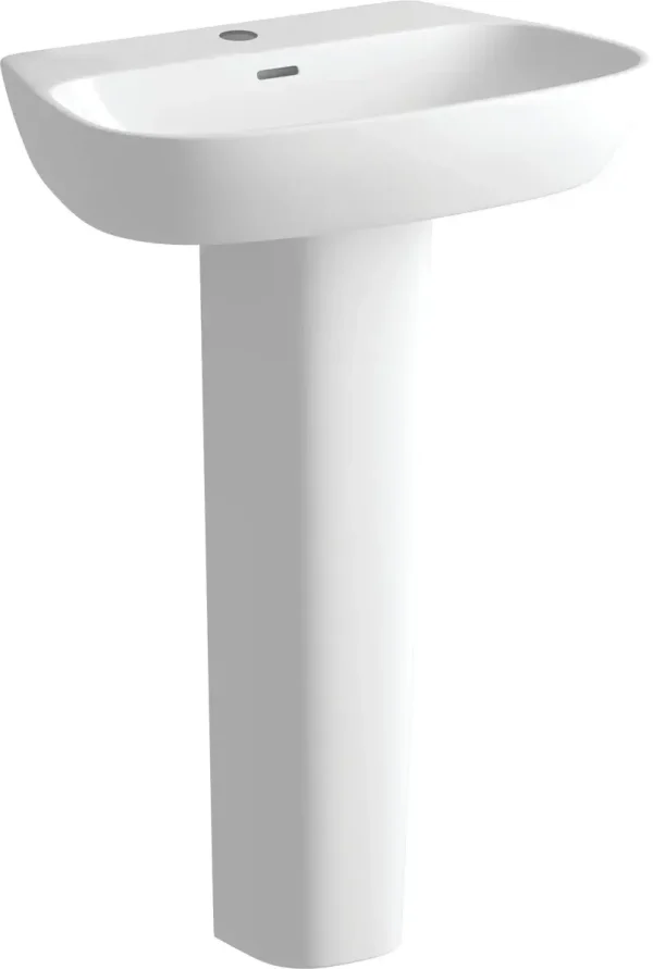 Novello Serixa 600 x 400mm 1TH Basin & Full Pedestal