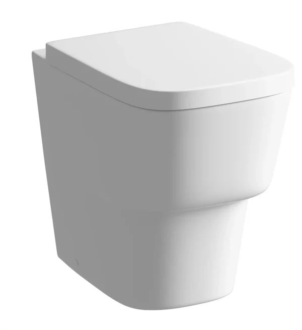 Novello Serixa Square Soft Close Toilet Seat - White
