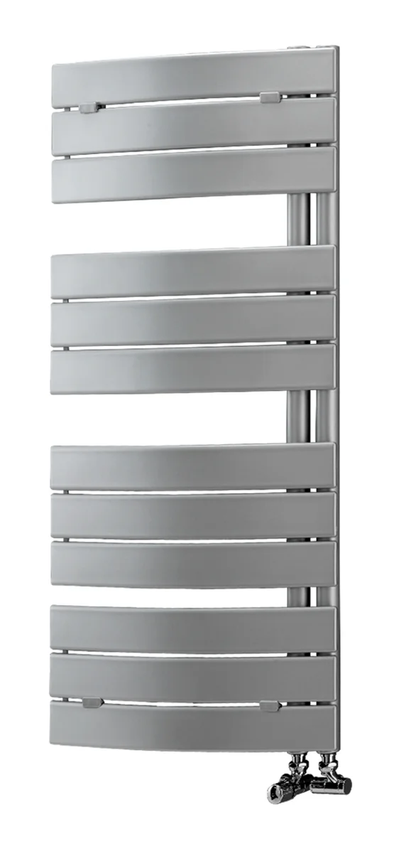 Novello Stravix Curved Panel Ladder Radiator (550 x 1080 x 49mm) - Chrome