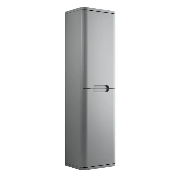 Novello Talvex 350mm 2 Door Wall Hung Tall Unit - Matt Grey