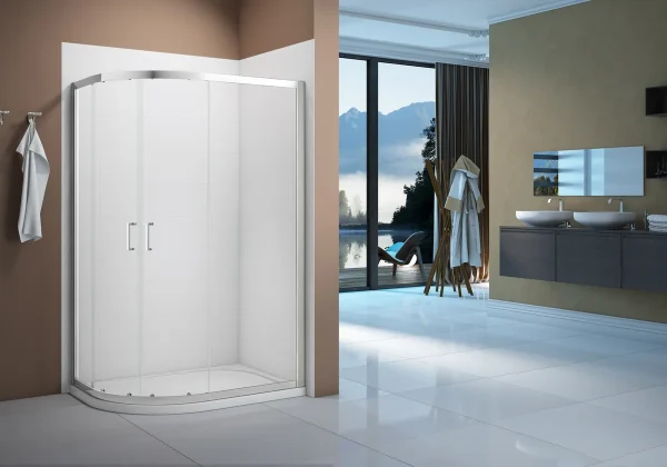 Merlyn Vivid Boost 900x760mm 2 Door Offset Quadrant