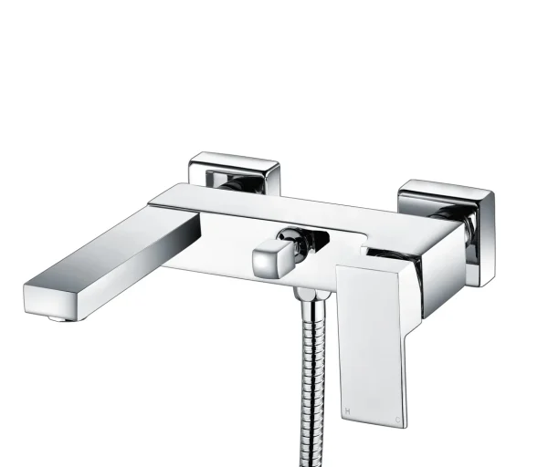 Novello Ulvex Wall Mounted Shower Mixer & Shower Kit - Chrome
