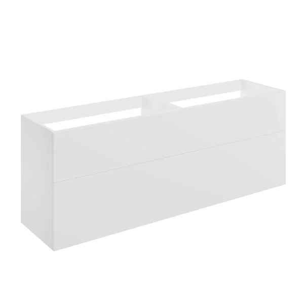 Novello Xalvex 1180mm Wall Hung 4 Drawer Basin Unit (No Top) - Matt White