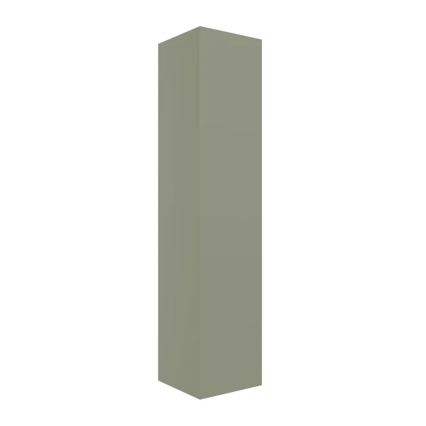 Novello Xalvex 350mm Wall Hung 1 Door Tall Unit - Matt Olive Green