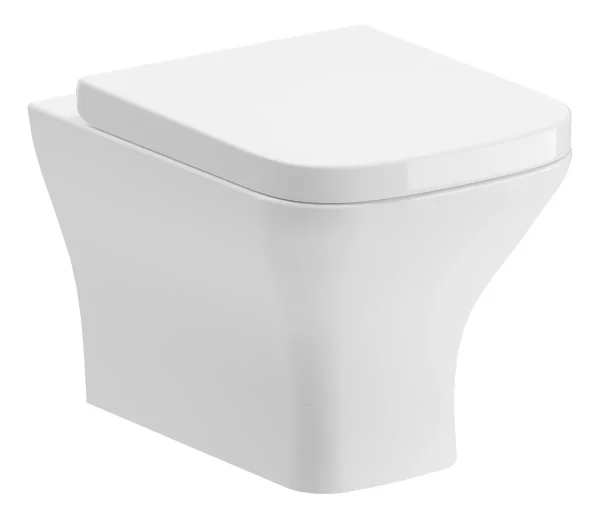 Novello Zelvex Rimless Comfort Height Back To Wall Wc & Wrapover Soft Close Seat