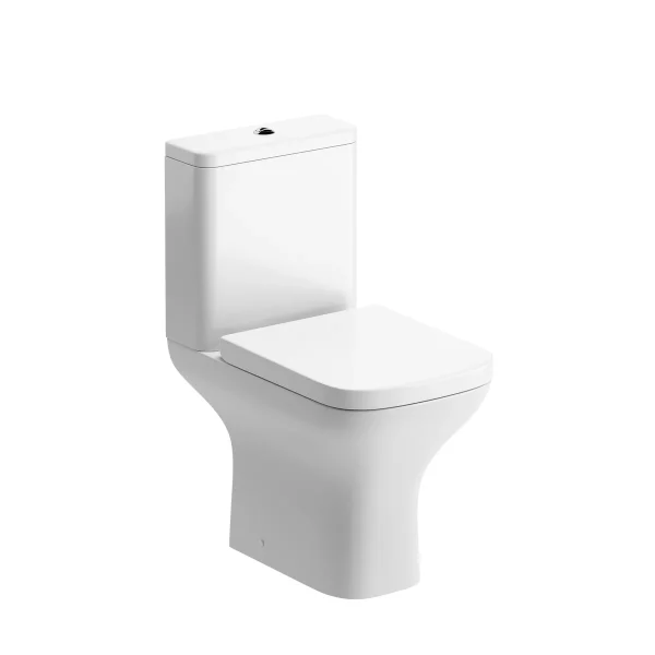 Novello Zelvex Wrapover Soft Close Toilet Seat - White
