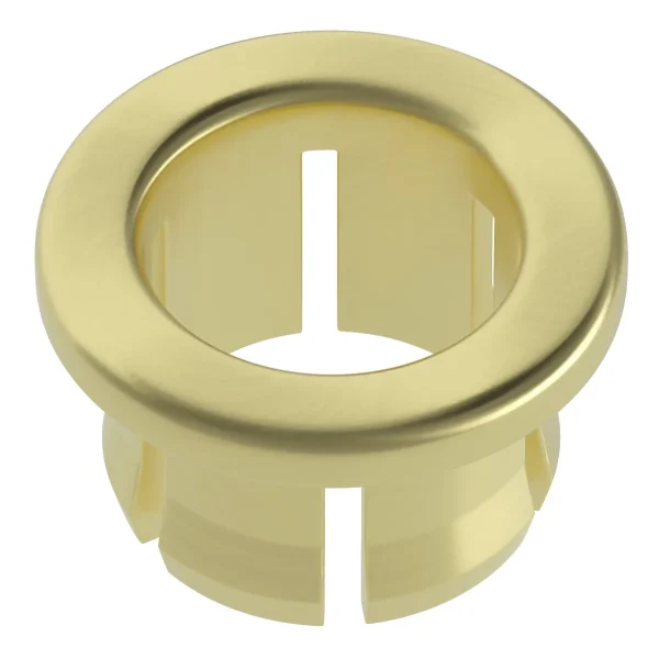 Novello Overflow Ring - Brushed Brass