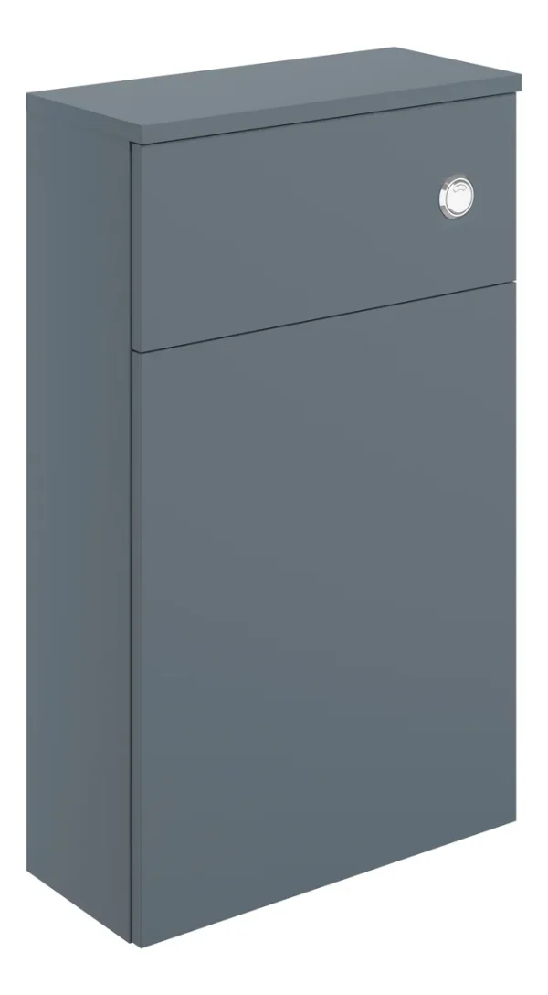 Novello Clarix 503mm Floor Standing Wc Unit - Matt Storm Blue
