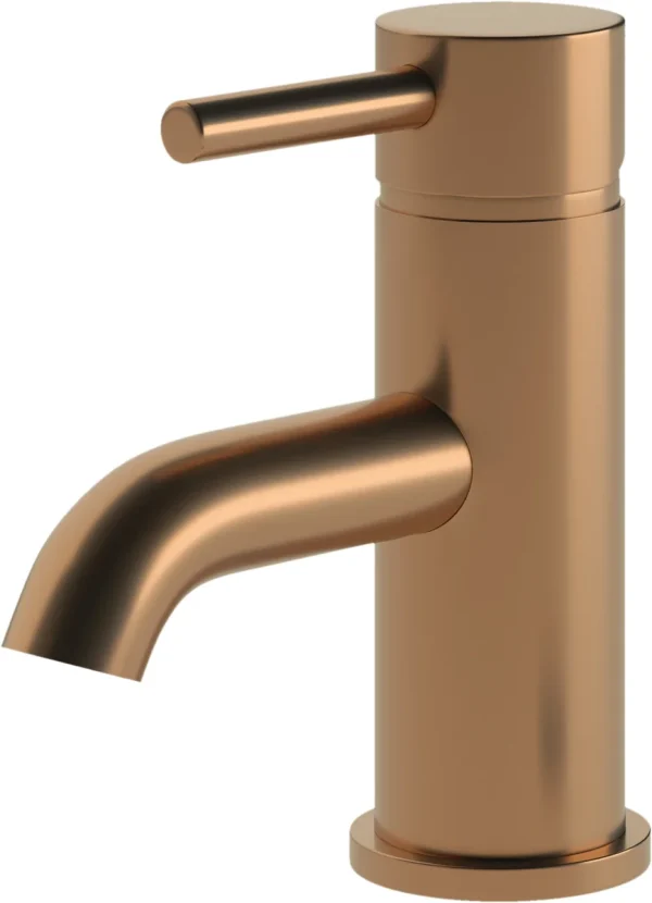 Novello Dovira Cloakroom Basin Mixer & Waste - Brushed Bronze