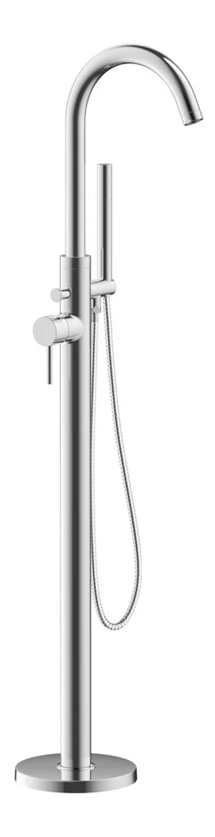 Novello Dovira Floor Standing Bath/Shower Mixer - Chrome