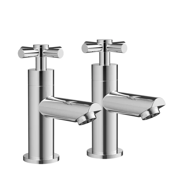 Novello Elvexa Basin Taps - Chrome