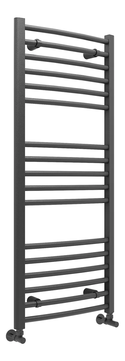 Novello Fenvra Curved 30mm Ladder Radiator (500 x 1200 x 30mm) - Anthracite
