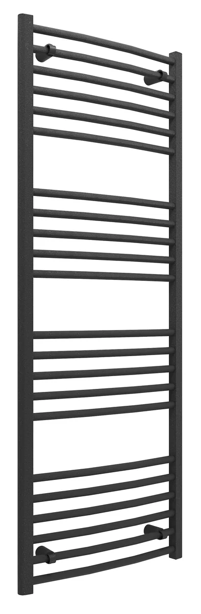 Novello Fenvra Curved 30mm Ladder Radiator (500 x 1600 x 30mm) - Anthracite