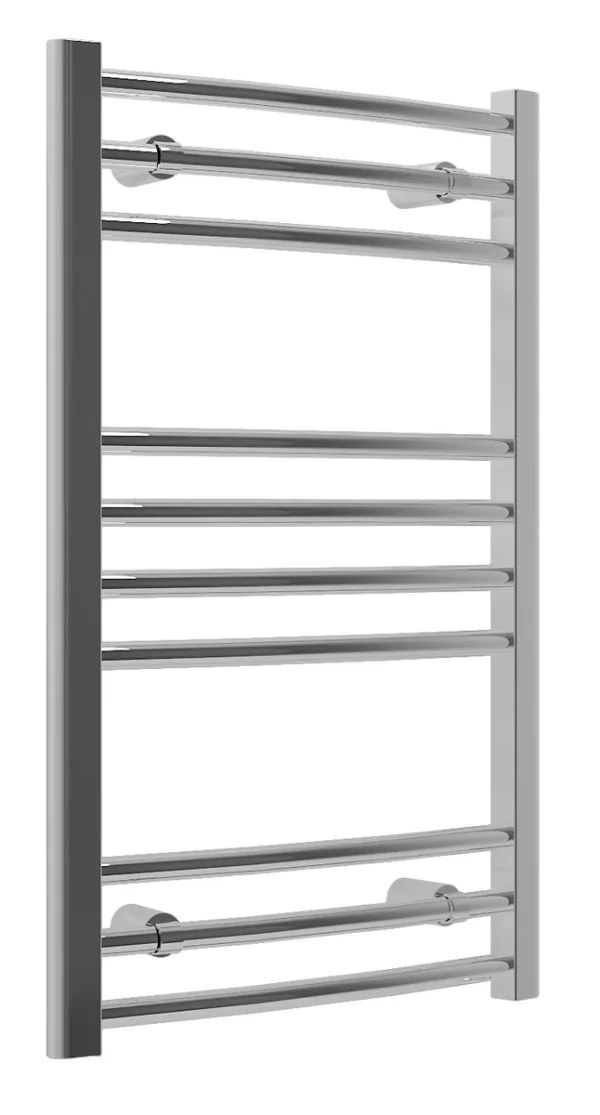 Novello Fenvra Curved 30mm Ladder Radiator (500 x 800 x 30mm) - Chrome