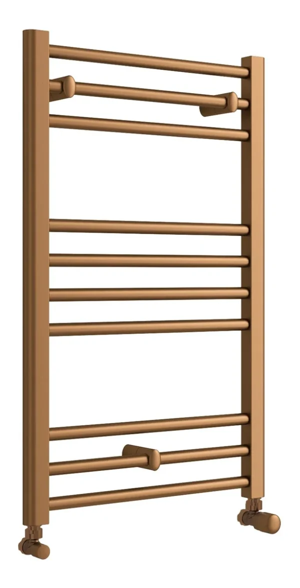 Novello Fenvra Straight 30mm Ladder Radiator (500 x 800 x 30mm) - Brushed Bronze