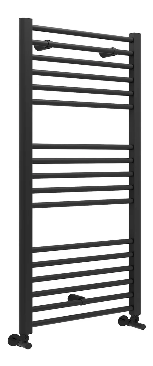 Novello Fenvra Straight 30mm Ladder Radiator (600 x 1200 x 30mm) - Matt Black