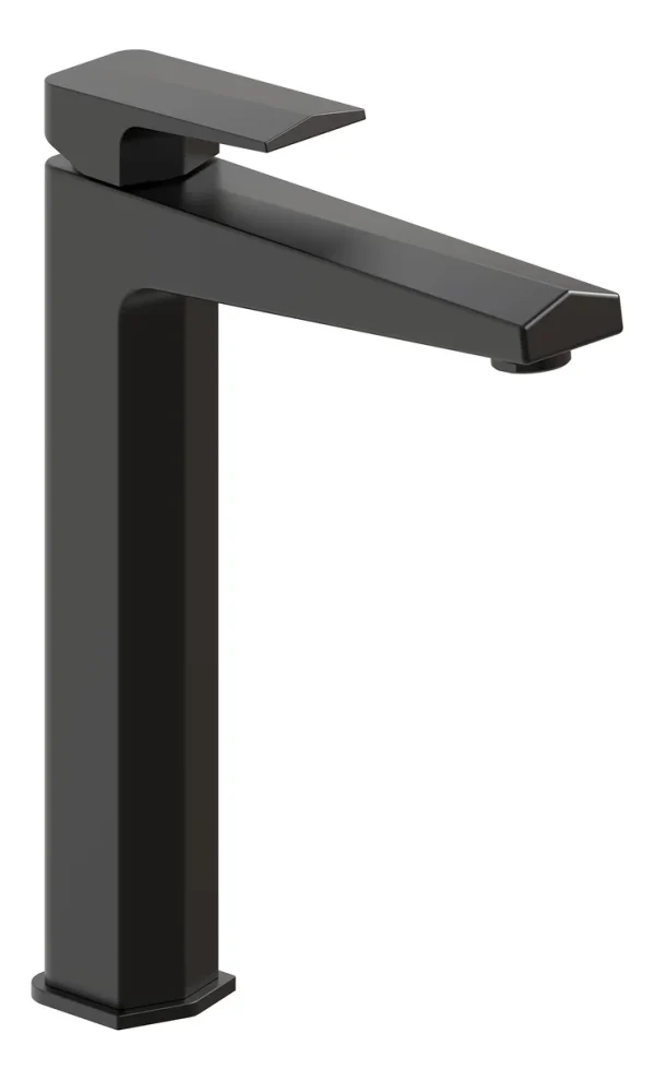 Novello Iravex Tall Basin Mixer - Matt Black