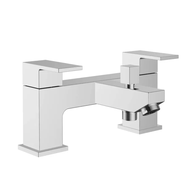 Novello Lenvra Bath/Shower Mixer & Bracket - Chrome
