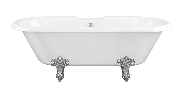 Novello Marvex Freestanding 1690 x 740 x 620mm 2TH Bath W/Feet - White