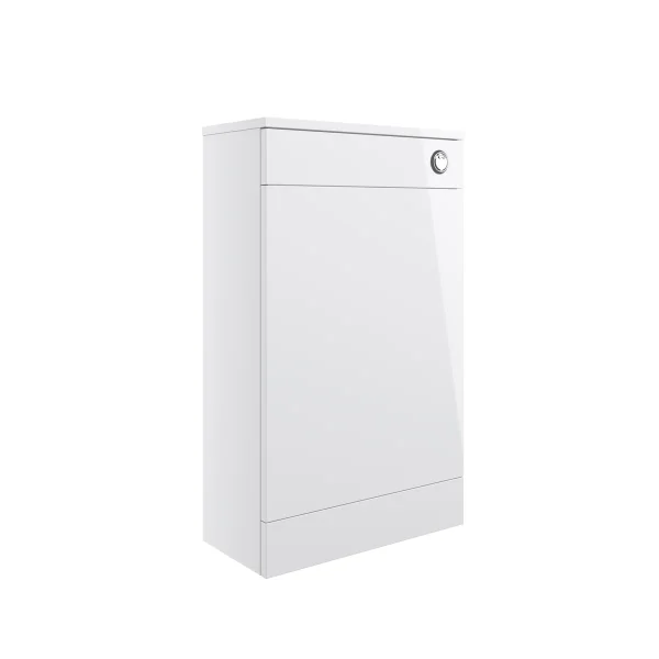 Novello Nolvra 500mm Floor Standing Wc Unit - White Gloss