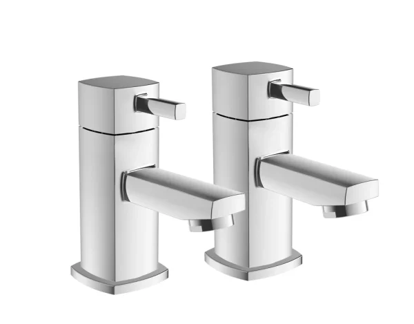 Novello Orvixa Basin Taps - Chrome