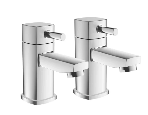 Novello Orvixa Bath Taps - Chrome