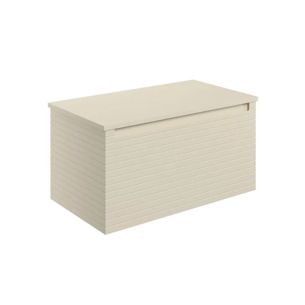 Novello Ulixa 810mm Wall Hung 1 Drawer Basin Unit & Worktop - Matt Cotton