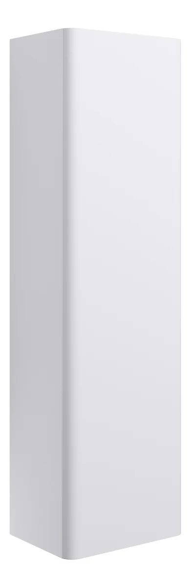 Novello Varvex 350mm Wall Hung 1 Door Tall Unit - Matt White