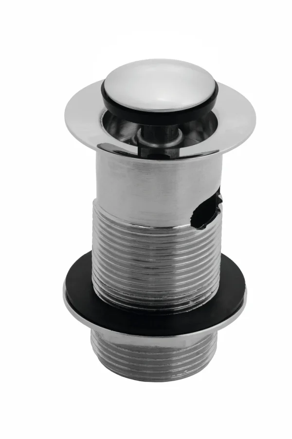 Novello Slotted Round Basin Waste - Chrome