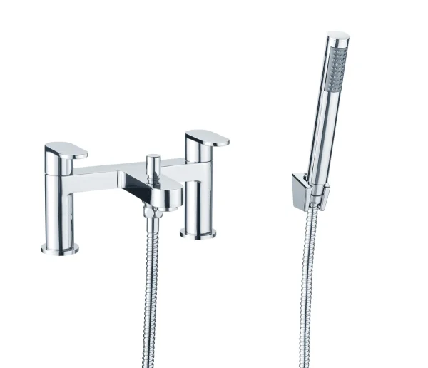 Novello Xorixa Bath/Shower Mixer & Bracket - Chrome
