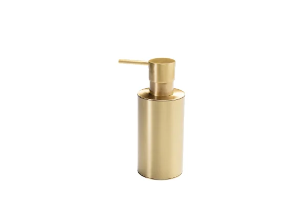 Novello Yorixa Wall Mounted Soap Dispenser - Brushed Brass