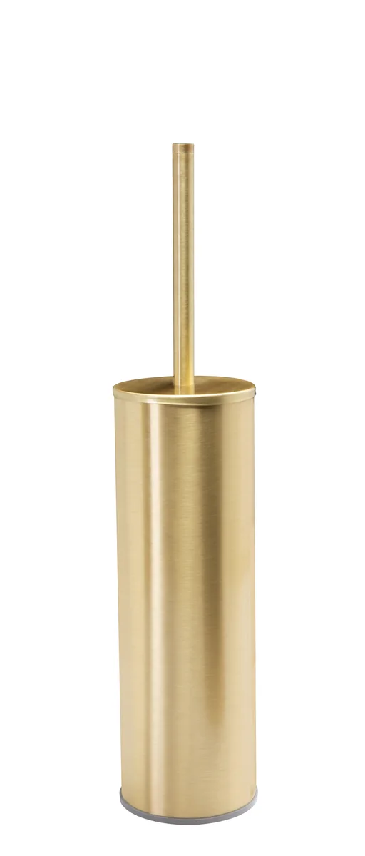 Novello Yorixa Wall Mounted Toilet Brush Holder - Brushed Brass