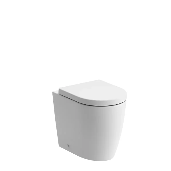 Novello Delvex Rimless Back To Wall Wc & Soft Close Seat