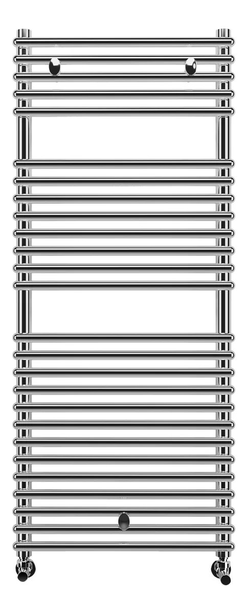 Novello Ivaris Round Ladder Radiator (500 x 1190mm) - Chrome