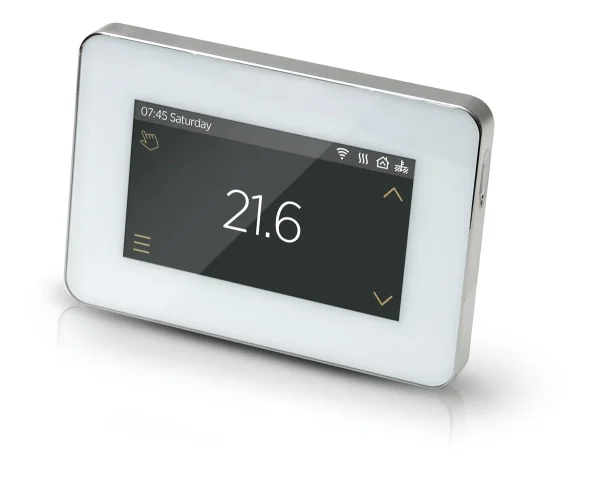 Novello Touchscreen THermostat - Arctic White