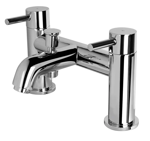 Vema Maira Deck Mounted Bath/Shower Mixer - Chrome