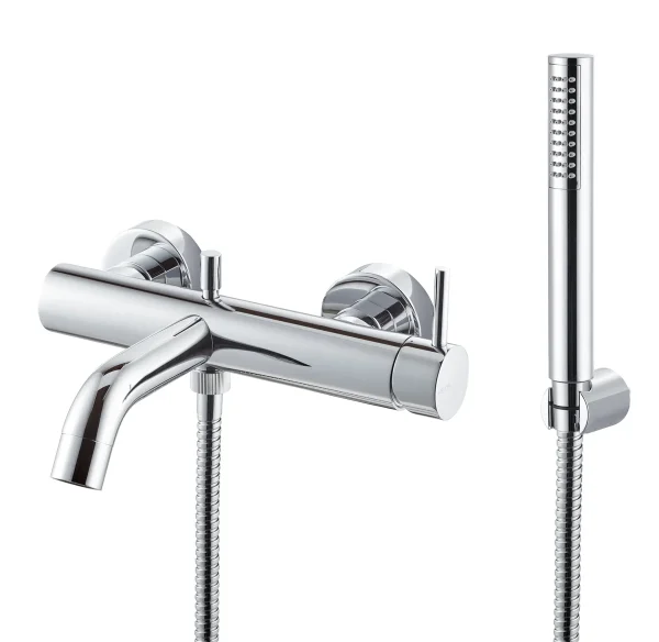 Vema Maira Wall Mounted Bath/Shower Mixer - Chrome