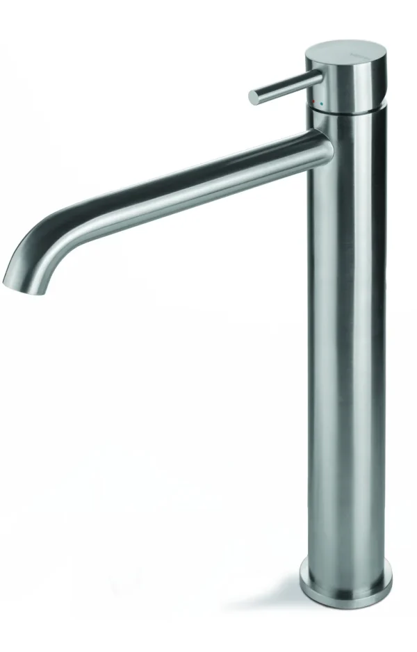 Vema Tiber Tall Basin Mixer - St/Steel