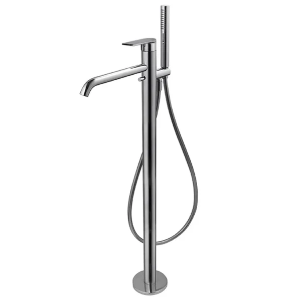 Vema Timea Floor Standing Bath/Shower Mixer - Chrome