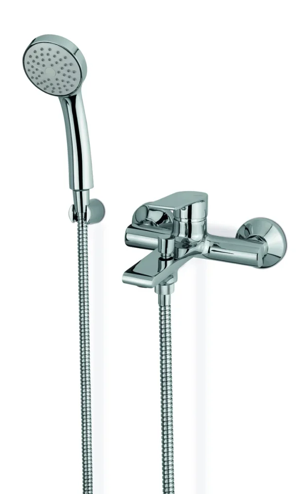 Vema Timea Wall Mounted Bath/Shower Mixer - Chrome