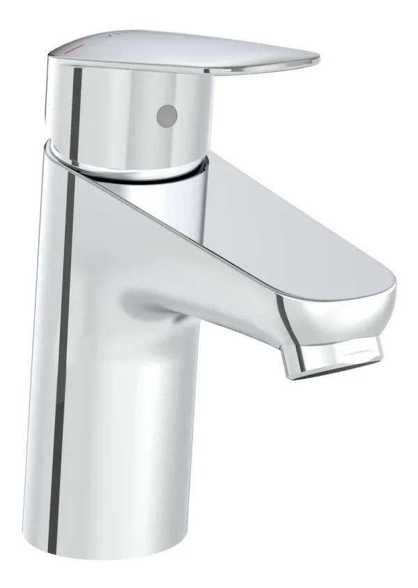 VitrA Flow Round Basin Mixer - Chrome