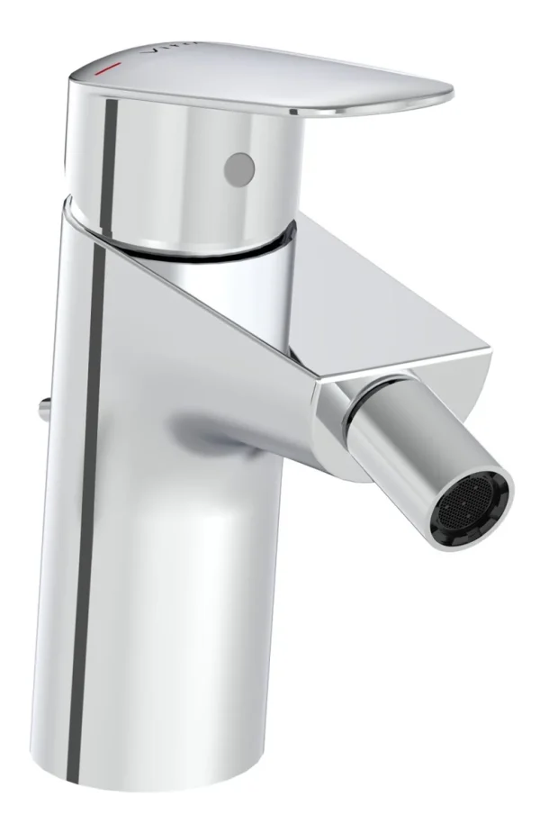 VitrA Flow Round Bidet Mixer - Chrome