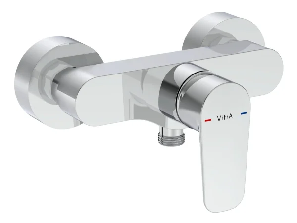 VitrA Flow Soft Wall Mounted Shower Mixer - Chrome