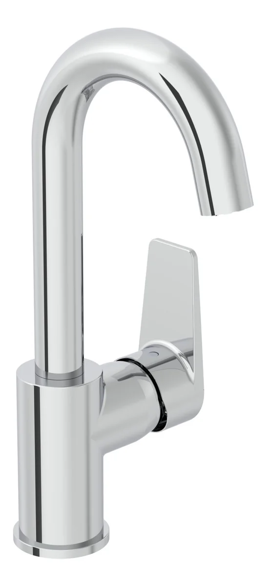 VitrA Flow Square Swivel Basin Mixer - Chrome