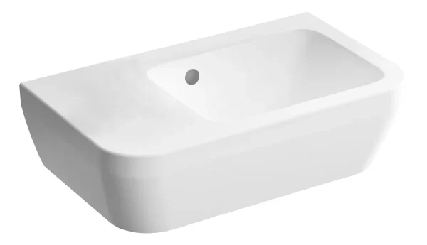 VitrA Integra 370x220mm 0TH Compact Basin w/Overflow (LH) - White