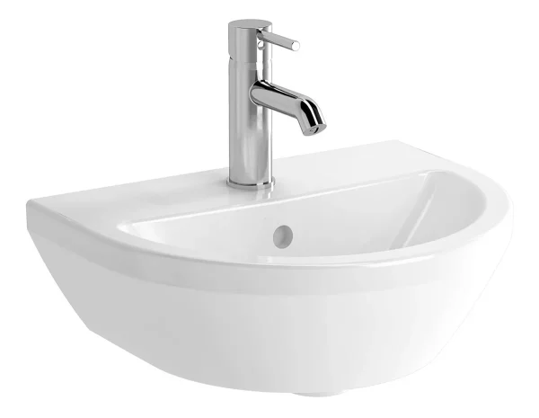 VitrA Integra 450x360mm 1TH Basin w/Overflow - White