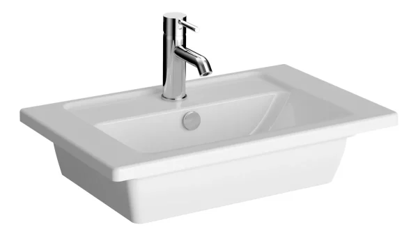 VitrA Integra 600x385mm 1TH Compact Basin w/Overflow - White